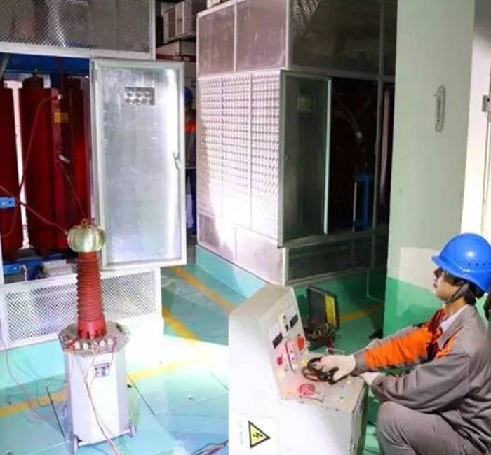 惠州配电房干式变压器预防性检测试验现场
